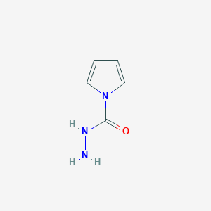 molecular formula C5H7N3O B067931 1H-Pyrrole-1-carbohydrazide CAS No. 169156-69-8