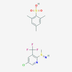 5-Chloro-2-(S-methylsulfinimidoyl)-3-(trifluoromethyl)pyridine 2,4,6-trimethylbenzenesulfonate