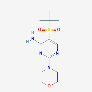 5-(Tert-butylsulfonyl)-2-morpholinopyrimidin-4-amine