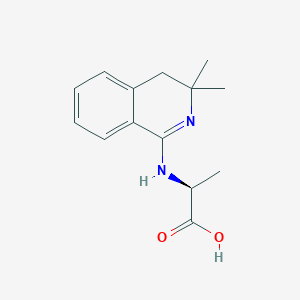 L-Alanine, N-(3,4-dihydro-3,3-dimethyl-1-isoquinolinyl)-