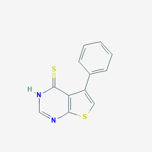 B067949 5-Phenyl-thieno[2,3-d]pyrimidine-4-thiol CAS No. 182198-89-6