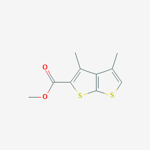 molecular formula C10H10O2S2 B067954 Methyl 3,4-dimethylthieno[2,3-b]thiophene-2-carboxylate CAS No. 175202-66-1