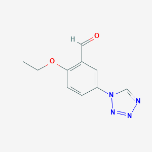2-Ethoxy-5-(1H-tetrazol-1-yl)benzaldehyde
