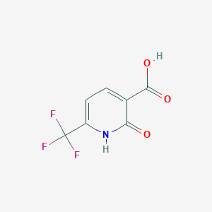 molecular formula C7H4F3NO3 B067975 2-Hydroxy-6-(trifluoromethyl)nicotinic acid CAS No. 191595-63-8