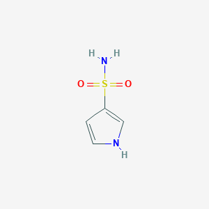 molecular formula C4H6N2O2S B067984 1H-Pyrrole-3-sulfonamide CAS No. 189063-21-6