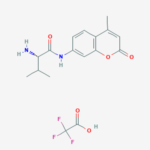 (S)-2-Amino-3-methyl-N-(4-methyl-2-oxo-2H-chromen-7-yl)butanamide 2,2,2-trifluoroacetate
