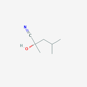 (s)-2-Hydroxy-2,4-dimethyl-pentanenitrile