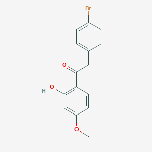 2-(4-Bromophenyl)-1-(2-hydroxy-4-methoxyphenyl)ethanone