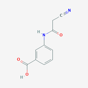 3-[(Cyanoacetyl)amino]benzoic acid
