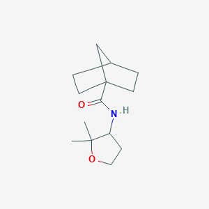 molecular formula C14H23NO2 B6801394 N-(2,2-dimethyloxolan-3-yl)bicyclo[2.2.1]heptane-1-carboxamide 