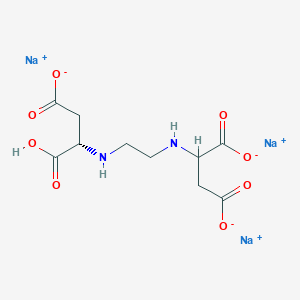 L-Aspartic acid, N,N'-1,2-ethanediylbis-, trisodium salt