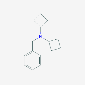 molecular formula C15H21N B068036 N,N-二环丁基苄胺 CAS No. 177721-42-5
