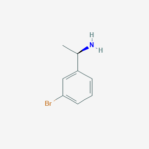 molecular formula C8H10BrN B068066 (R)-1-(3-bromophenyl)ethanamine CAS No. 176707-77-0