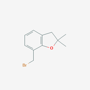 7-(bromomethyl)-2,2-dimethyl-3H-1-benzofuran