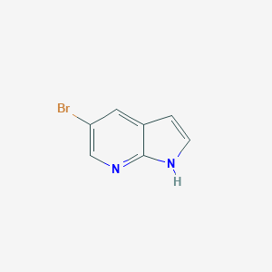 molecular formula C7H5BrN2 B068098 5-溴-1H-吡咯并[2,3-b]吡啶 CAS No. 183208-35-7