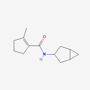 molecular formula C13H19NO B6810436 N-(3-bicyclo[3.1.0]hexanyl)-2-methylcyclopentene-1-carboxamide 