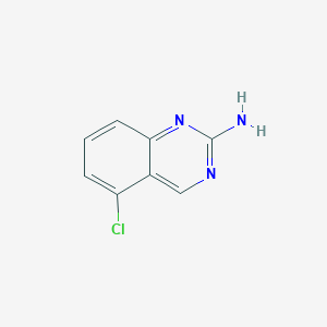 molecular formula C8H6ClN3 B068112 2-Amino-5-chloroquinazoline CAS No. 190273-70-2