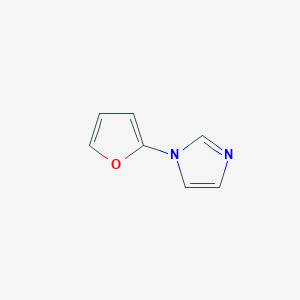 molecular formula C7H6N2O B068119 1-(Furan-2-yl)-1H-imidazole CAS No. 191733-31-0