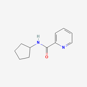molecular formula C11H14N2O B6812969 N-cyclopentylpyridine-2-carboxamide 