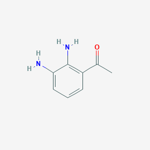molecular formula C8H10N2O B068131 1-(2,3-Diaminophenyl)ethanone CAS No. 159724-49-9