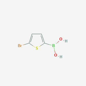 molecular formula C4H4BBrO2S B068155 5-Bromothiophene-2-boronic acid CAS No. 162607-17-2