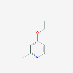 molecular formula C7H8FNO B068156 4-乙氧基-2-氟吡啶 CAS No. 175965-82-9