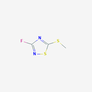 3-Fluoro-5-methylsulfanyl-1,2,4-thiadiazole