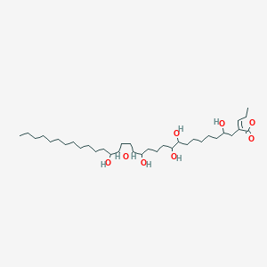 molecular formula C35H64O8 B068180 Annomuricin A CAS No. 167172-78-3