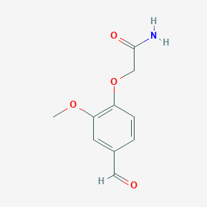 2-(4-Formyl-2-methoxyphenoxy)acetamide