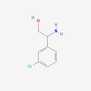 molecular formula C8H10ClNO B068192 2-Amino-2-(3-chlorophenyl)ethanol CAS No. 179811-63-3