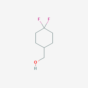 molecular formula C7H12F2O B068231 (4,4-Difluorocyclohexyl)methanol CAS No. 178312-48-6