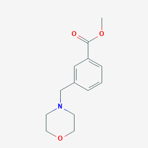 molecular formula C13H17NO3 B068239 Methyl 3-(morpholin-4-ylmethyl)benzoate CAS No. 190660-95-8