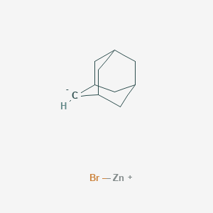 molecular formula C10H15BrZn B068246 2-Adamantylzinc bromide CAS No. 171860-65-4