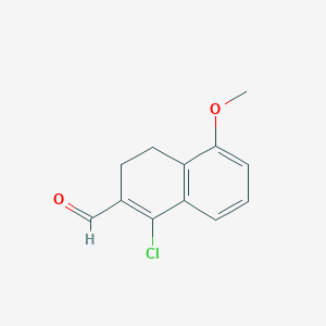 1-Chloro-5-methoxy-3,4-dihydronaphthalene-2-carbaldehyde
