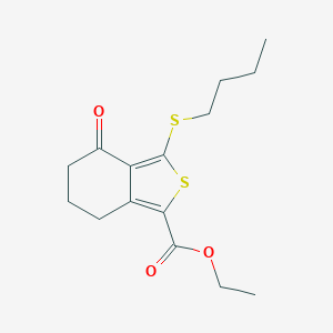 Ethyl 3-(Butylthio)-4-oxo-4,5,6,7-tetrahydrobenzo[c]thiophene-1-carboxylate
