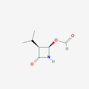 [(2R,3S)-4-oxo-3-propan-2-ylazetidin-2-yl] formate