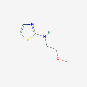 molecular formula C6H10N2OS B068303 N-(2-Methoxyethyl)thiazol-2-amine CAS No. 187964-47-2