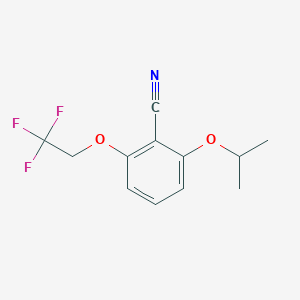 2-Isopropoxy-6-(2,2,2-trifluoroethoxy)benzonitrile