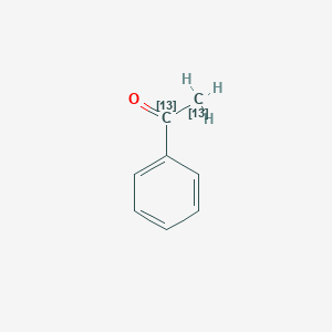 molecular formula C8H8O B068317 Acetophenone-1,2-13C2 CAS No. 190314-15-9