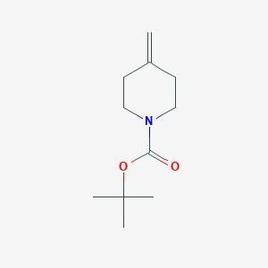 molecular formula C11H19NO2 B068324 Tert-butyl 4-methylenepiperidine-1-carboxylate CAS No. 159635-49-1