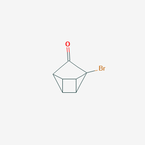 Tetracyclo[3.2.0.02,7.04,6]heptanone, 2-bromo-(9CI)