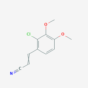 3-(2-Chloro-3,4-dimethoxyphenyl)acrylonitrile