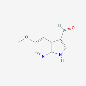 1H-Pyrrolo[2,3-B]pyridine-3-carboxaldehyde, 5-methoxy-