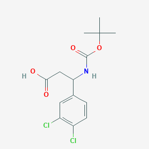 3-[(Tert-butoxycarbonyl)amino]-3-(3,4-dichlorophenyl)propanoic acid