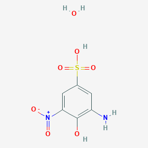 3-Amino-4-hydroxy-5-nitrobenzene-1-sulfonic acid hydrate