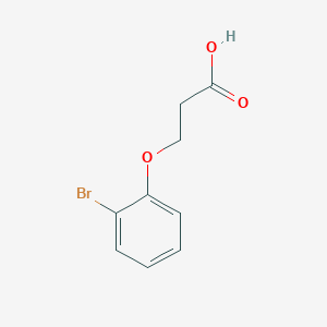 molecular formula C9H9BrO3 B068392 3-(2-Bromophenoxy)propanoic acid CAS No. 165538-35-2