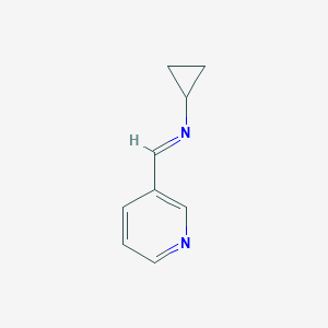 N-Cyclopropylpyridine-3-methanimine