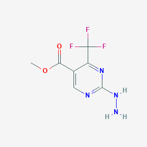 Methyl 2-hydrazinyl-4-(trifluoromethyl)pyrimidine-5-carboxylate