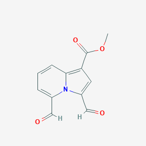 Methyl 3,5-diformylindolizine-1-carboxylate