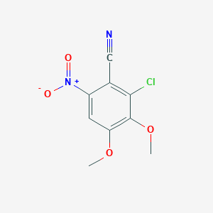 2-Chloro-3,4-dimethoxy-6-nitrobenzonitrile